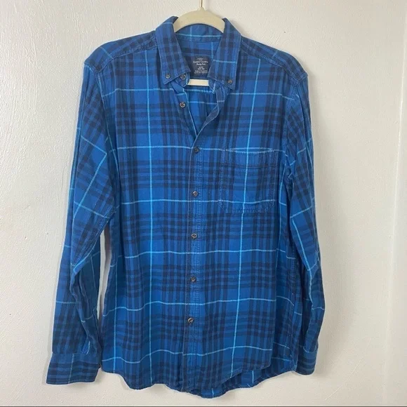 Faded Glory Men Shirt. Blue Striped. Sz S (34-36) - Picture 1 of 6